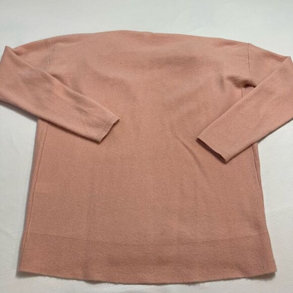 Sundance Women's 100% Cashmere Sweater Size M Oversized Pink Cowl Neck Long Slv - Picture 8 of 11